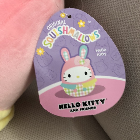 HELLO KITTY SQUISHMALLOW EASTER SPRINGTIME PLUSH 8” NWT - Picture 3 of 8